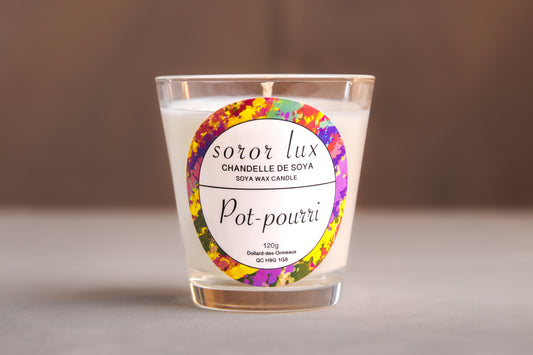 Chandelle pot-pourri