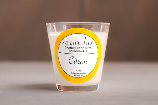Chandelle citron