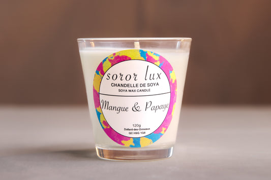 Chandelle mangue & papaye